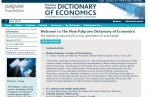 New Palgrave Dictionary of Economics